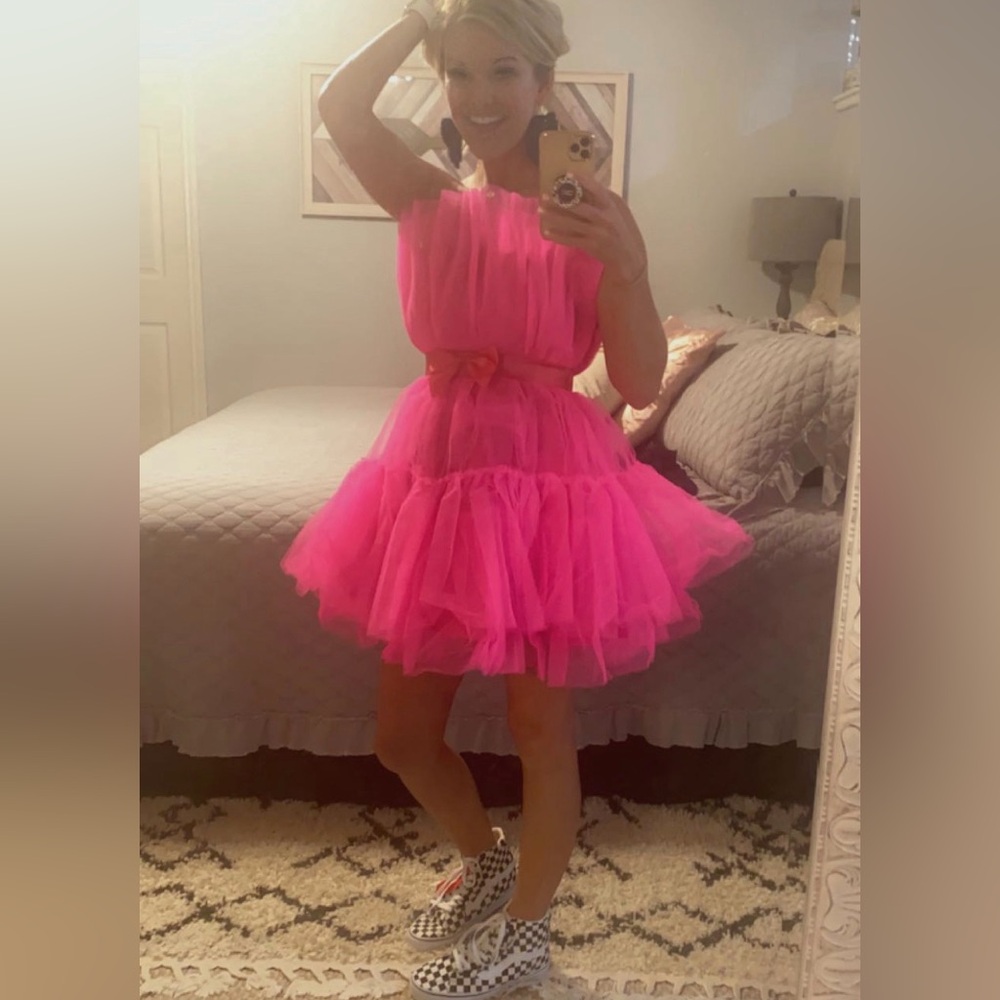 Hot Pink Tulle dress